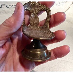 Brass Dollhouse Table and Chairs Vintage kitchen dining room breakfast nook pati